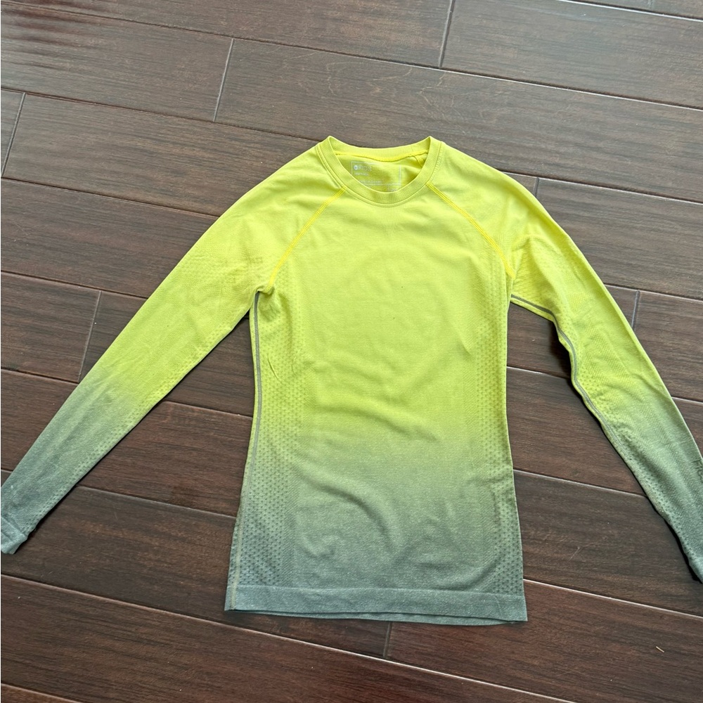 Figs Yellow and Gray Long Sleeve Underscrubs